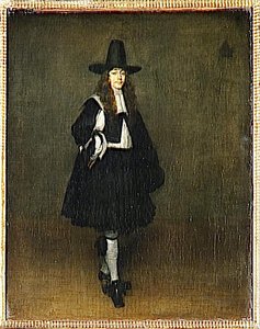 Portrait D'homme En Noir — Gerard Ter Borch