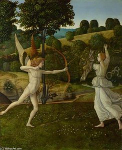 The Combat Of Love And Chastity — Gherardo Del Fora