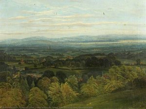 View Across The Severn From Doverow Hill, Gloucestershire — Rosemary Allan