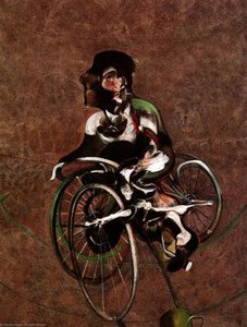 Portrait Of George Dyer Riding A Bicycle, 1966 — Francis Bacon