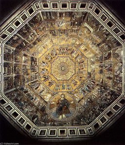 Mosaic On The Vault — Coppo Di Marcovaldo