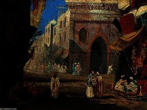 A Street In Cairo, Egypt — William James Müller