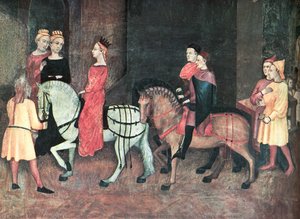 Good And Bad-effects Of Good Government On The City Life (detail)5 — Ambrogio Lorenzetti