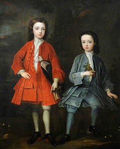 Henry Harpur (1708–1748), Later Sir Henry Harpur, 5th Bt, And His Brother John Harpur (d.1780) — Charles D' Agar