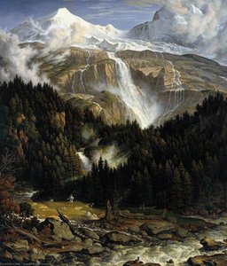 The Schmadribach Falls — Joseph Anton Koch