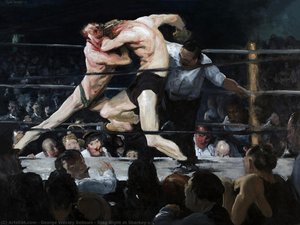 Stag Night At Sharkey's — George Wesley Bellows
