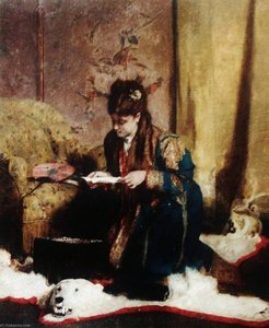 The Jewellery Box — Alfred Émile Léopold Stevens