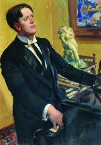 Portrait Of The Composer D.v. Morozov — Boris Mikhailovich Kustodiev