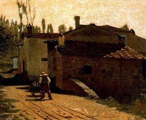 The Milkman In Piagentina — Giuseppe Abbati