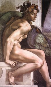 Ignudo (22) — Michelangelo
