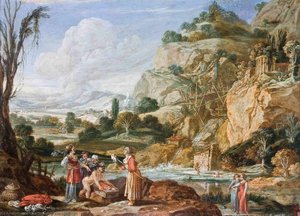 Jumalan Pojan Saarnaaminen — Bartholomeus Breenbergh