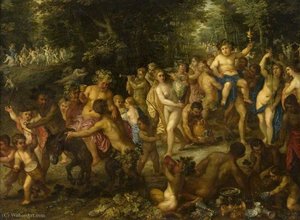 A Bacchic Procession — Hendrik Van Balen I