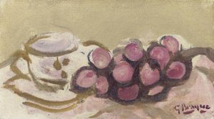 Tasse Et Raisins — Georges Braque