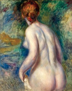 Nude Seen From The Back — Pierre-auguste Renoir