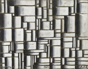 Construction In White And Black - (1938) — Joaquín Torres García