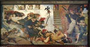 The Expulsion Of The Danes From Manchester — Ford Madox Brown