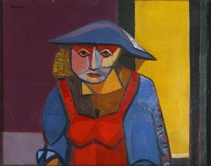 Woman In A Blue Hat — روبرت كولكون