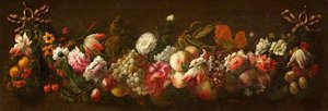 Garlands Of Flowers And Fruit — Jean Baptiste Monnoyer