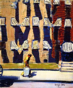 Noontime, St. Botolph Street, Boston — George Luks