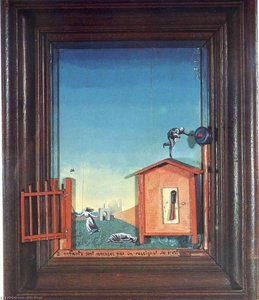 Zwei Kinder Werden Von Einer Nachtigall Bedroht — Max Ernst