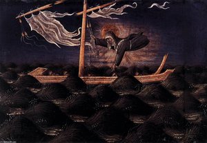 St Clare Rescuing The Shipwrecked — Giovanni Di Paolo