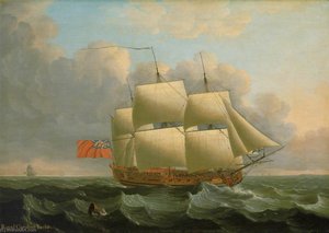 The 'royal Caroline' — John Cleveley The Elder