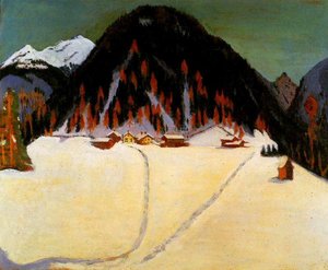 Junkerboden In Snow — Ernst Ludwig Kirchner