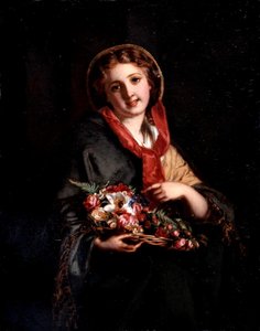 A London Flower Girl — Samuel Baruch Halle