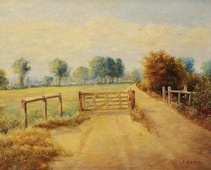 The 'church Path' From Havelock Road, Southall (looking South) — Ernest A. L. Ham