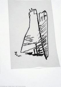 Alaïa Fashion Drawing — Claude Parent
