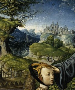 Christ Appearing To Mary Magdalen Als Een Tuinman (detail) — Jacob Cornelisz Van Oostzaan