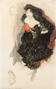 Study For Judith Ii — Gustáv Klimt