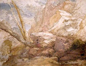 The Missing Lamb — David Cox The Elder