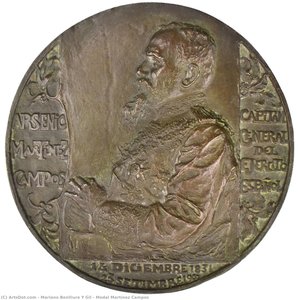 Medal Martínez Campos — Mariano Benlliure Y Gil