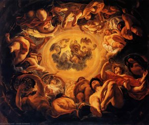 Psyche Hosted On Olympus — Jacob Jordaens