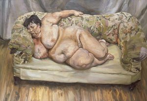 Benefits Supervisor Sleeping (auch Bekannt Als Big Sue) — Lucian Freud