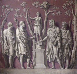 The Emperor Constantine Sacrificing To Diana (from The Arch Of Constantine) — Френсис Хайман