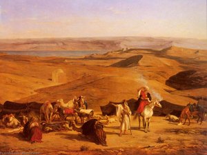 The Desert Encampment — Alberto Pasini