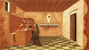 Miracolo Dell'ostensorio Sacro (scena 1) — Paolo Uccello