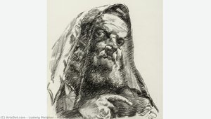 Male Head — Ludwig Meidner