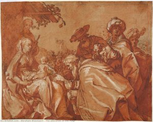 The Adoration Of The Magi — Abraham Bloemaert