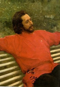 Portrait Of The Author Leonid Andreev. — Ilya Yefimovich Repin