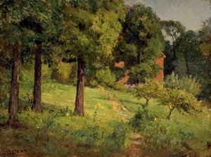 The Studio Garden (orchard - Late Summer) — Theodore Clement Steele