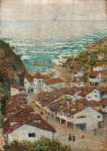 Village On The Cantabrian Coast — Darío De Regoyos