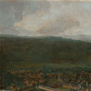 Vue Du Chateau De Fontainebleau — Pierre Denis Martin (dit Martin Le Jeune)