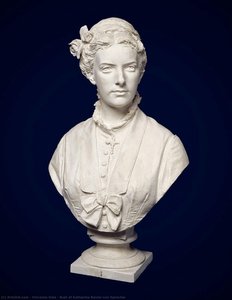 Bust Of Katharina Bavier Von Sprecher — Vincenzo Vela