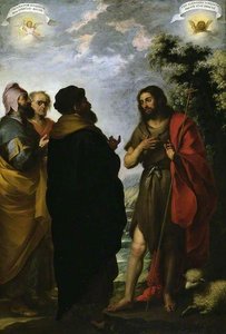 Saint John The Baptist With The Scribes And Pharisees — Bartolomé Esteban Murillo