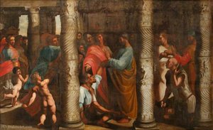 Healing Of The Lame Man — Daniel I Mijtens