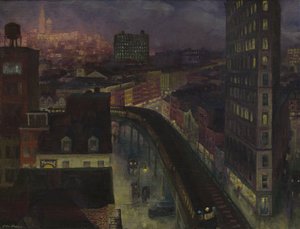 The City From Greenwich Village — John French Sloan