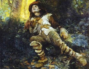 Português Morte De Fernão Dias Paes Leme English Death Of Fernão Dias Paes Leme — Antonio Parreiras